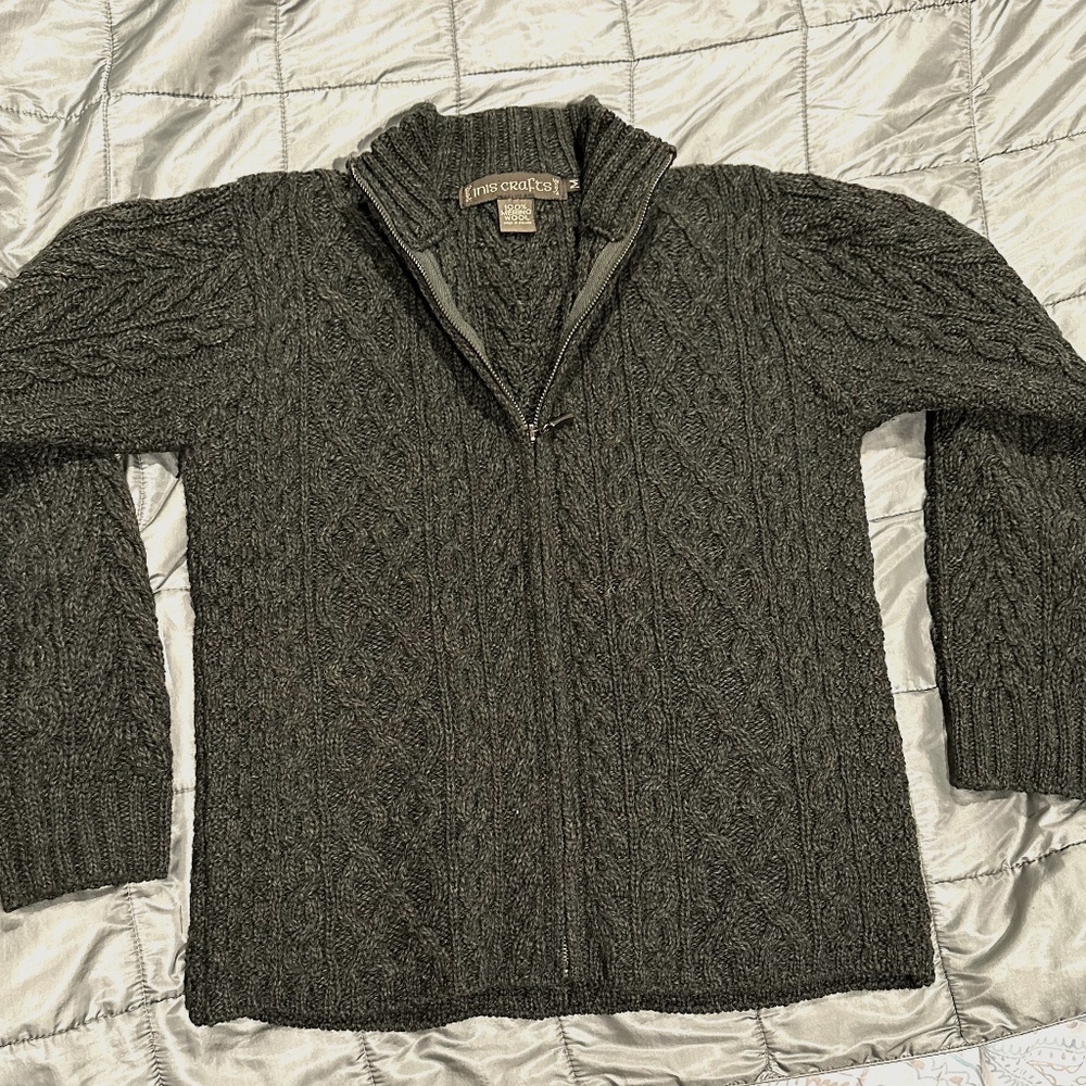 Cardigan Irish sweater